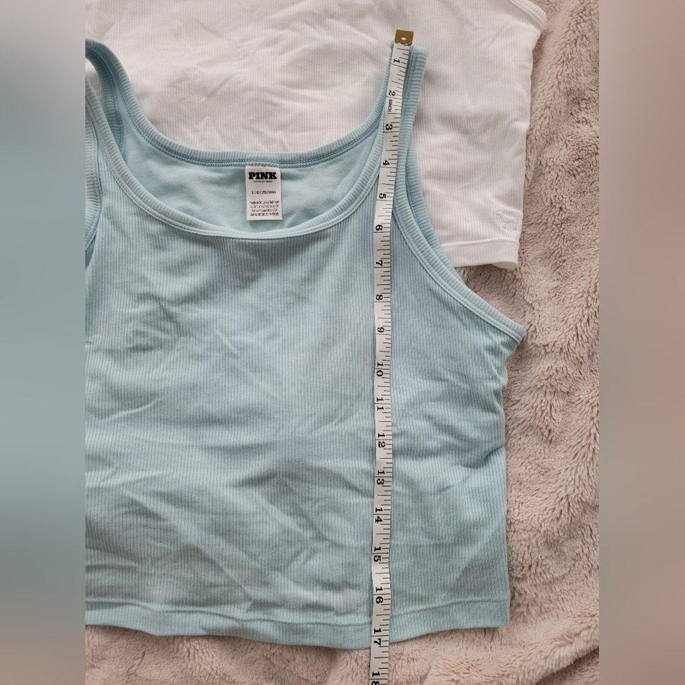 NWOT VS Pink Crop Tank Bundle (3) - Picture 6 of 6